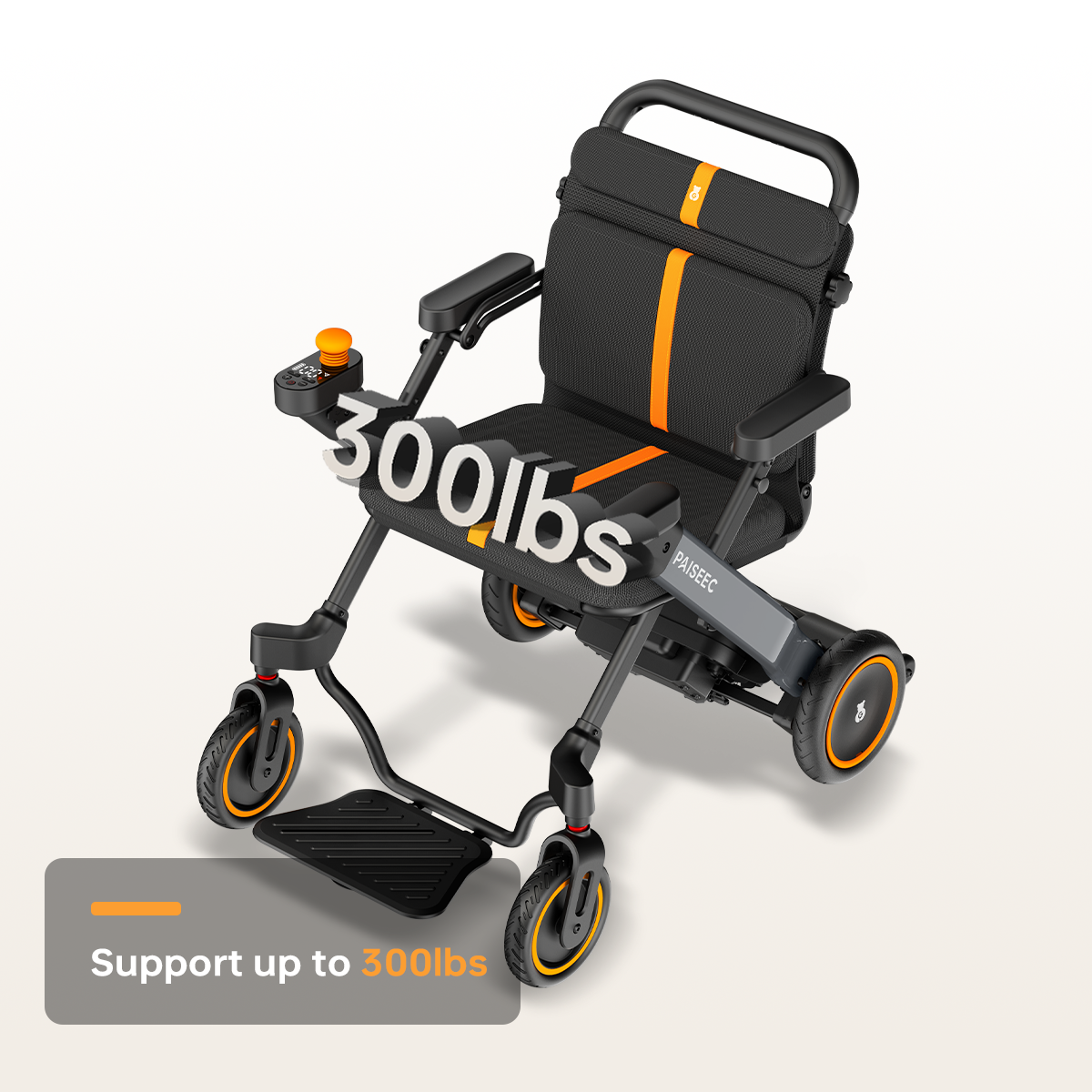 Paiseec 2-in-1 Electric Wheelchair W1 official Paiseec product image 9