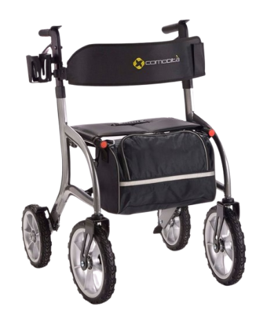 Comodita Siena All Terrain Rollator - Metallic Graphite