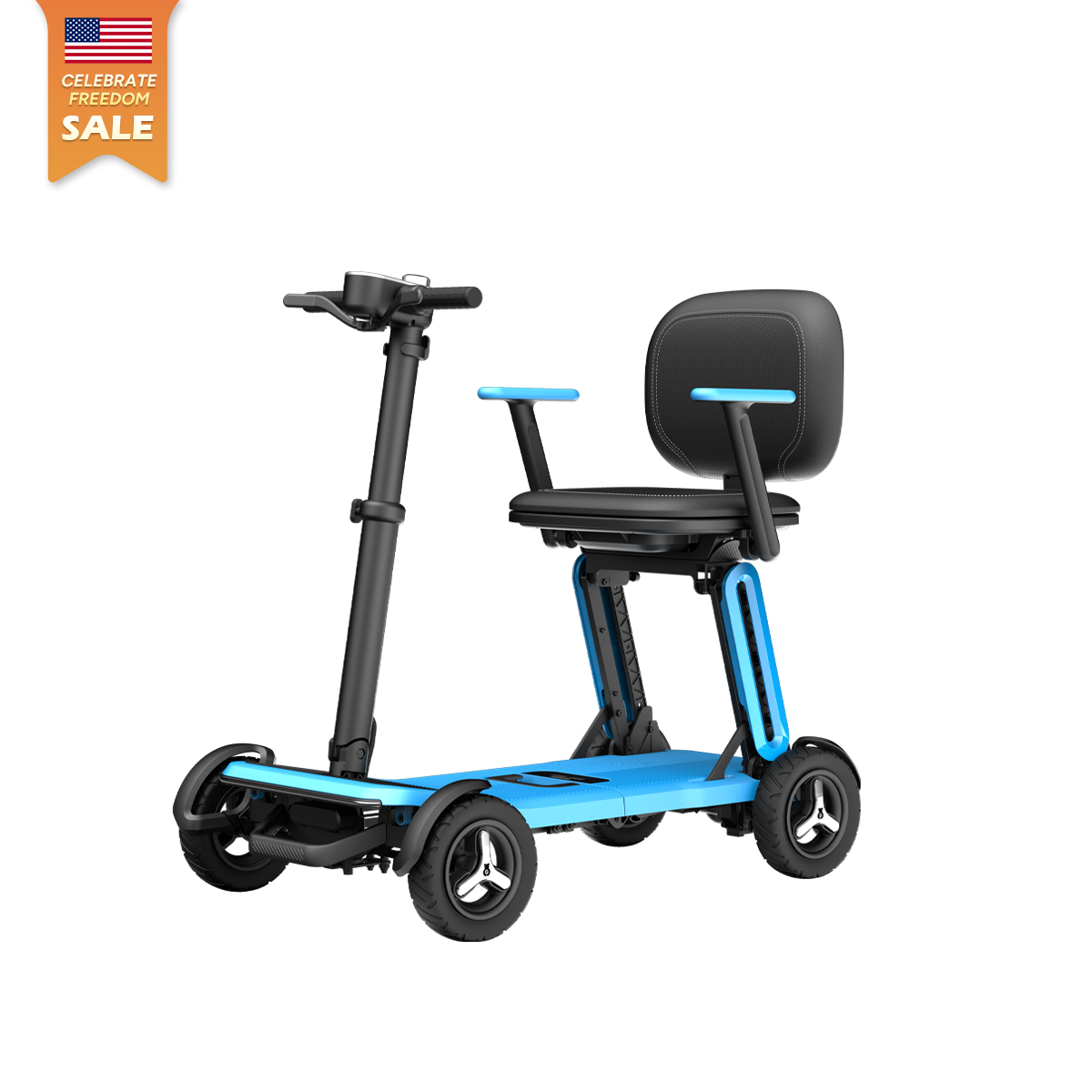 Paiseec L5 mobility scooter in Blue