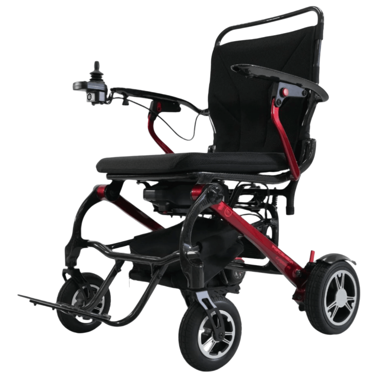 Forcemech Carbon F1 Lightweight Electric Wheelchair Wheelchairs Forcemech Red