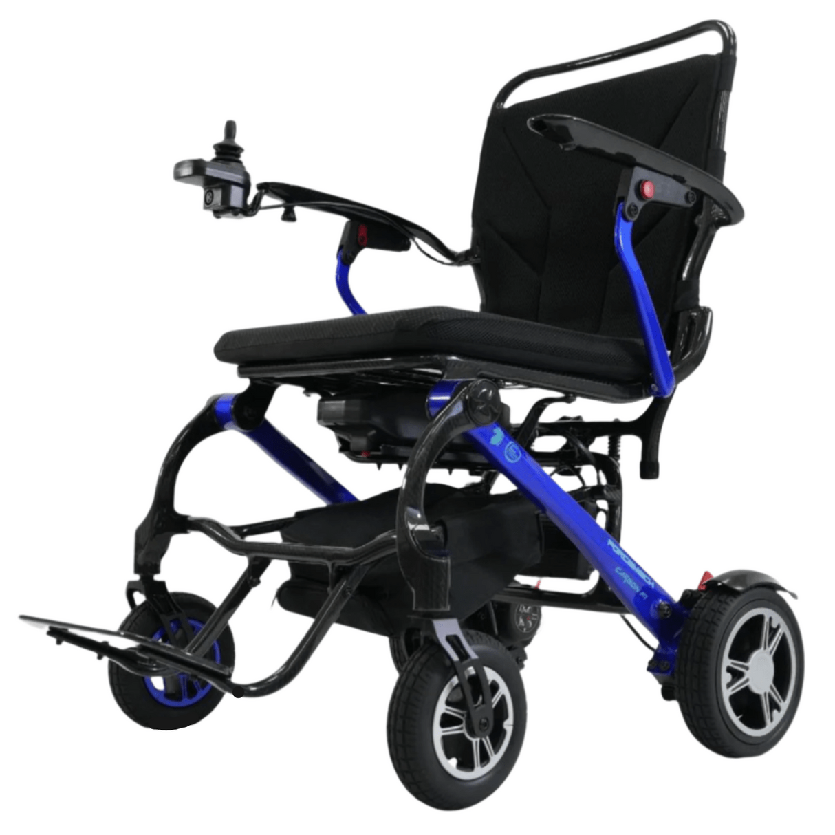 Forcemech Carbon F1 Lightweight Electric Wheelchair Wheelchairs Forcemech Blue