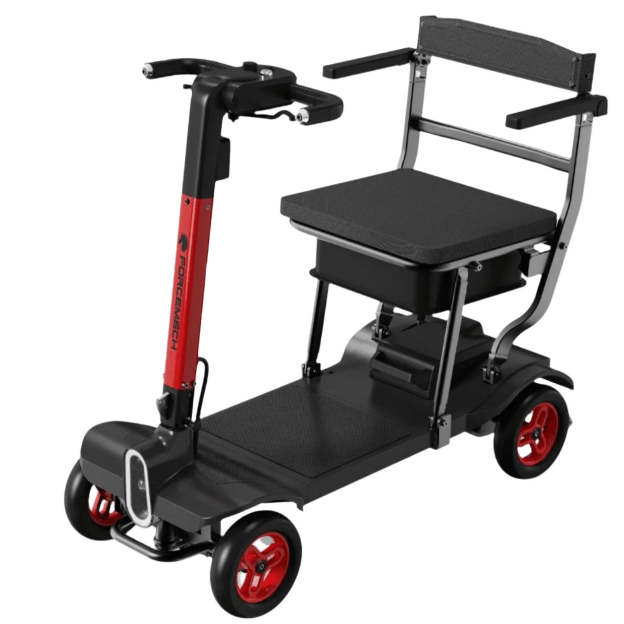 Forcemech Traveler 4-Wheel Lightweight Mobility Scooter Mobility Scooters Forcemech Red