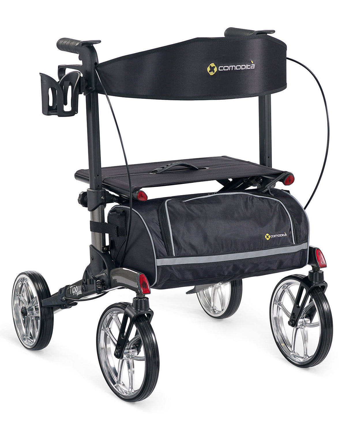 Comodita Tipo Petite Rollator - Metallic Graphite