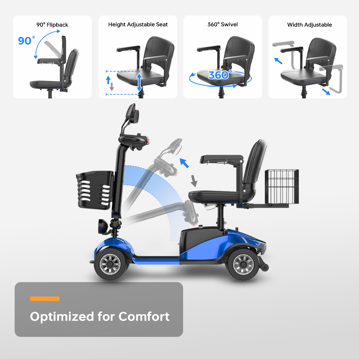 Paiseec Mobility Scooter D1 official Paiseec product image 3