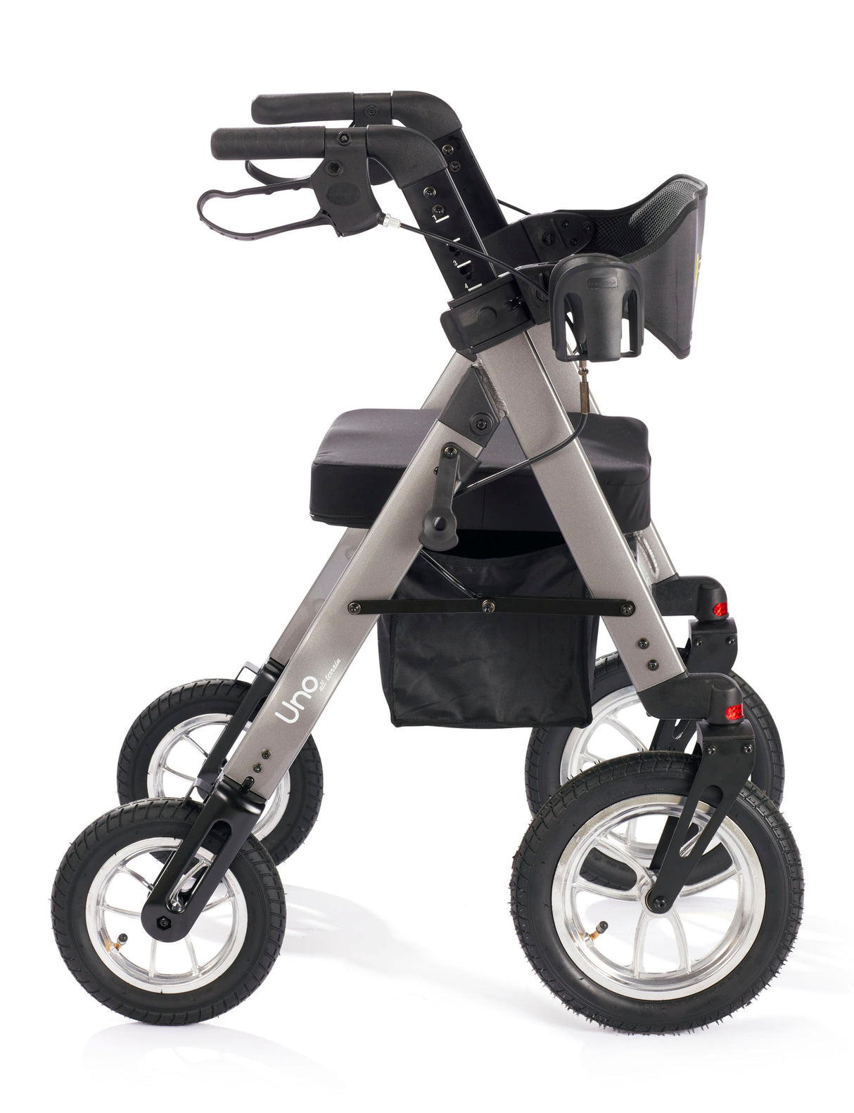 Comodita Uno All Terrain Rollator - Modena Red