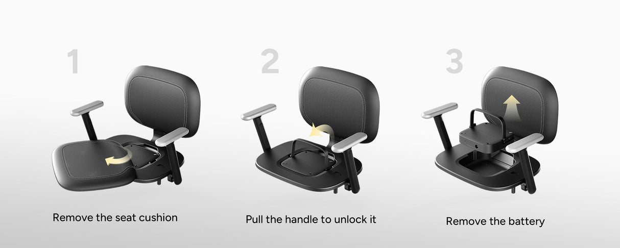 Paiseec L5 removable battery charging