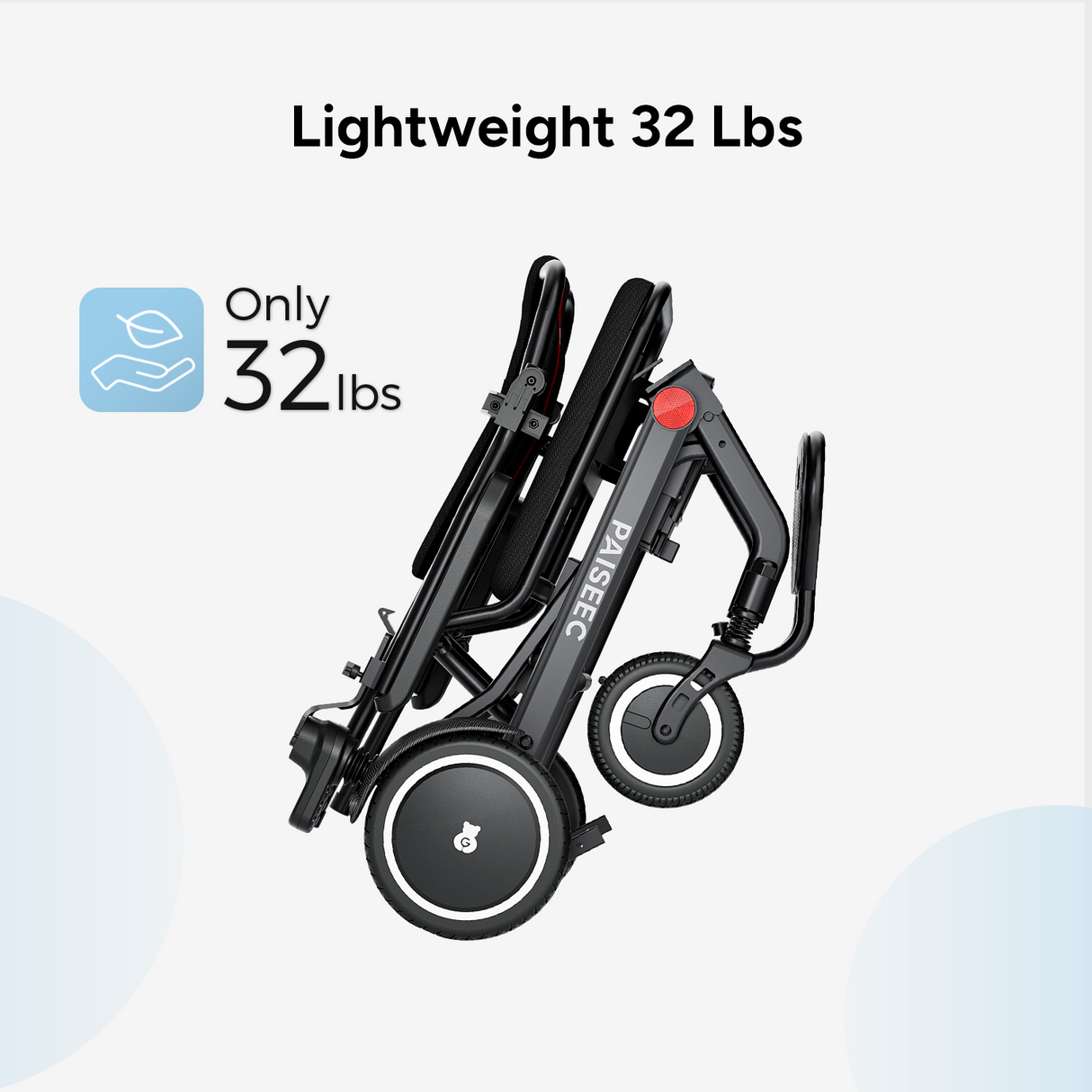 Paiseec Lightweight Electric Wheelchair Q3
