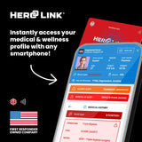 Hero Link® Medical ID Wallet Card