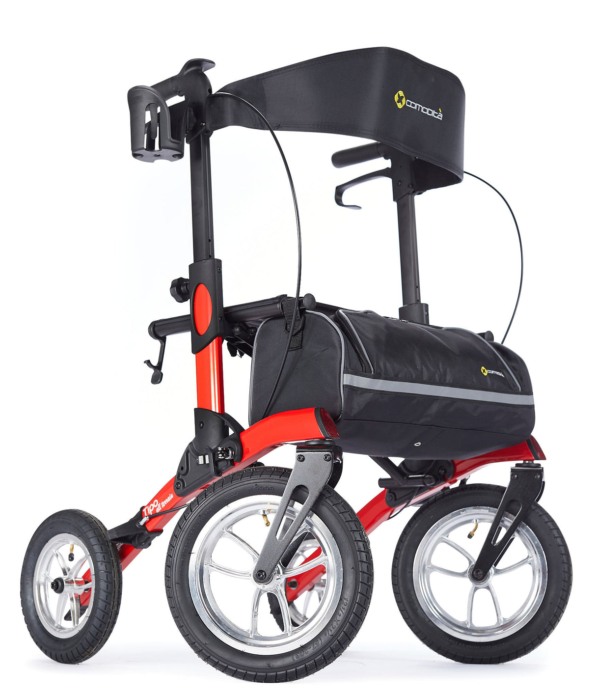 Comodita Tipo All Terrain Rollator - Modena Yellow