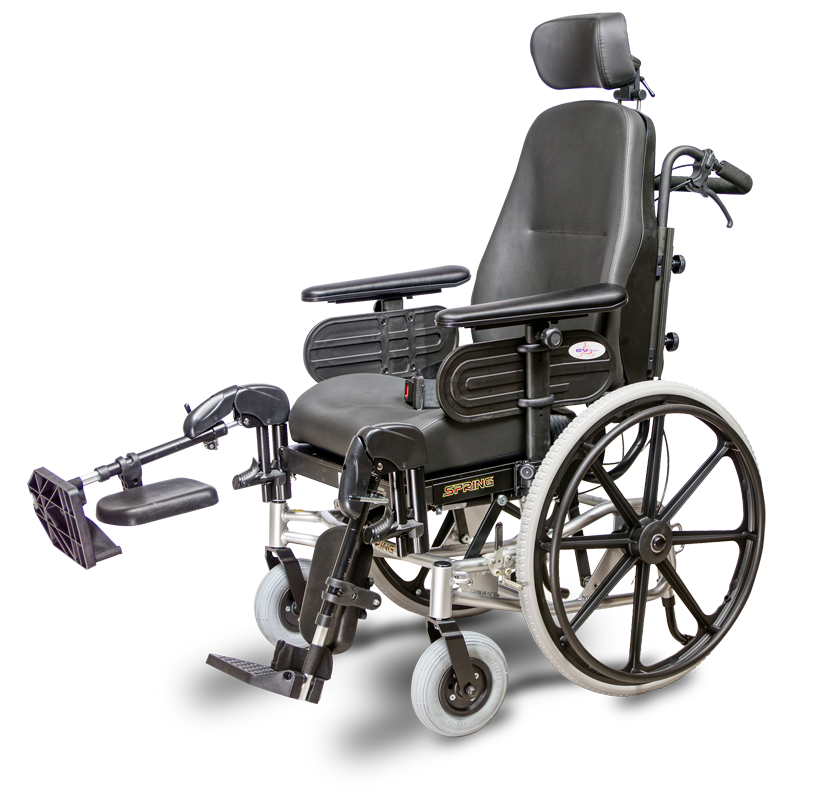EV Rider Spring Tilt-In-Space Manual Wheelchair