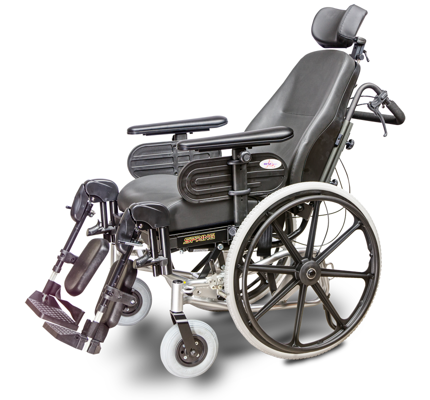 EV Rider Spring Tilt-In-Space Manual Wheelchair