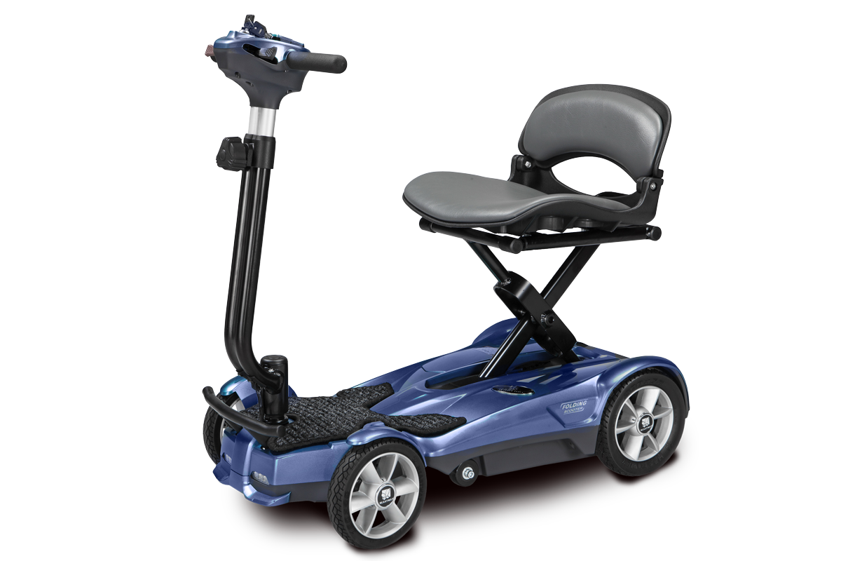 EV Rider TranSport AF4W Mobility Scooter - Sapphire Blue