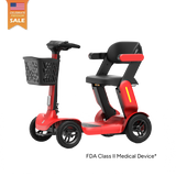 Paiseec S3 mobility scooter in Red