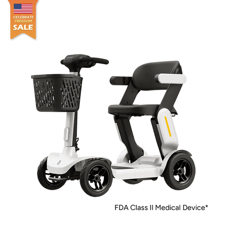 Paiseec S3 mobility scooter in White