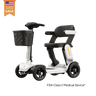 Paiseec S3 mobility scooter in White