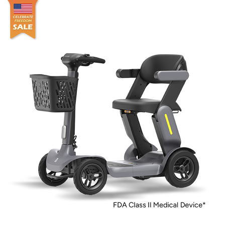 Paiseec S3 mobility scooter in Gray