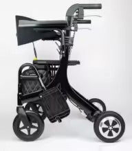 Mobility Upright Walkers Rollator Foldable Adjustable Supermarket Shopping Carbon Fiber