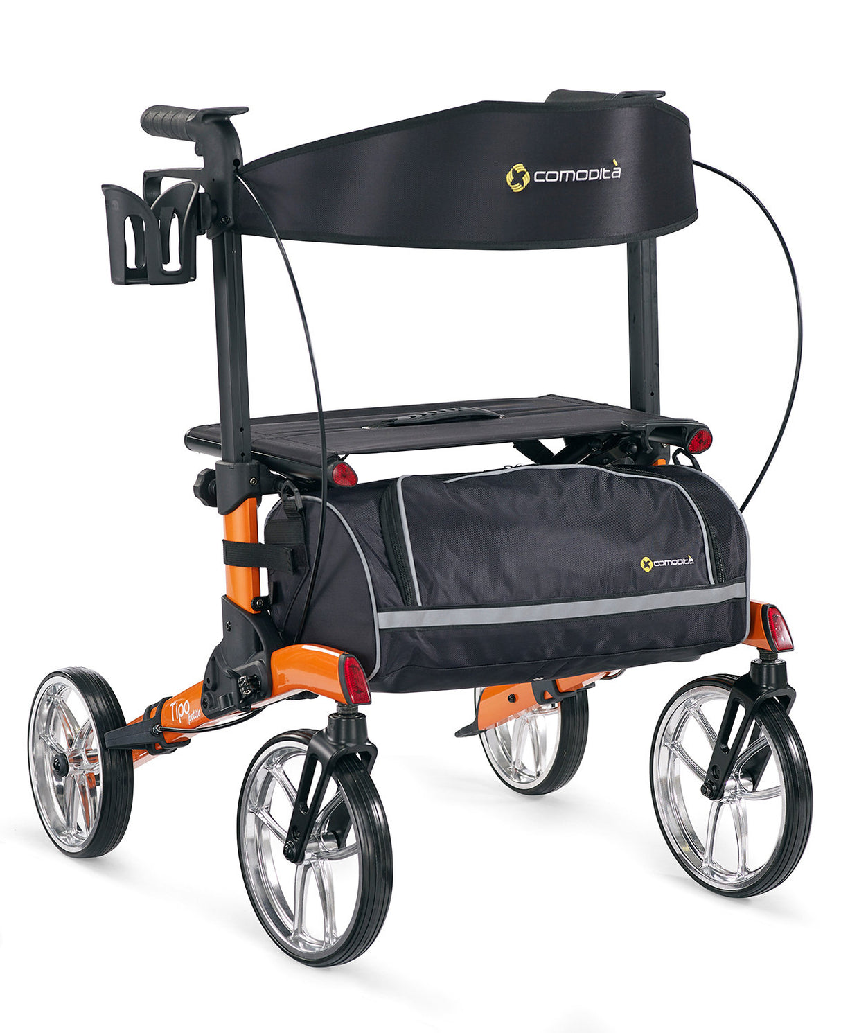 Comodita Tipo Classic Rollator - Metallic Orange