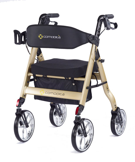 Comodita Uno Classic Rollator - Metallic Orange