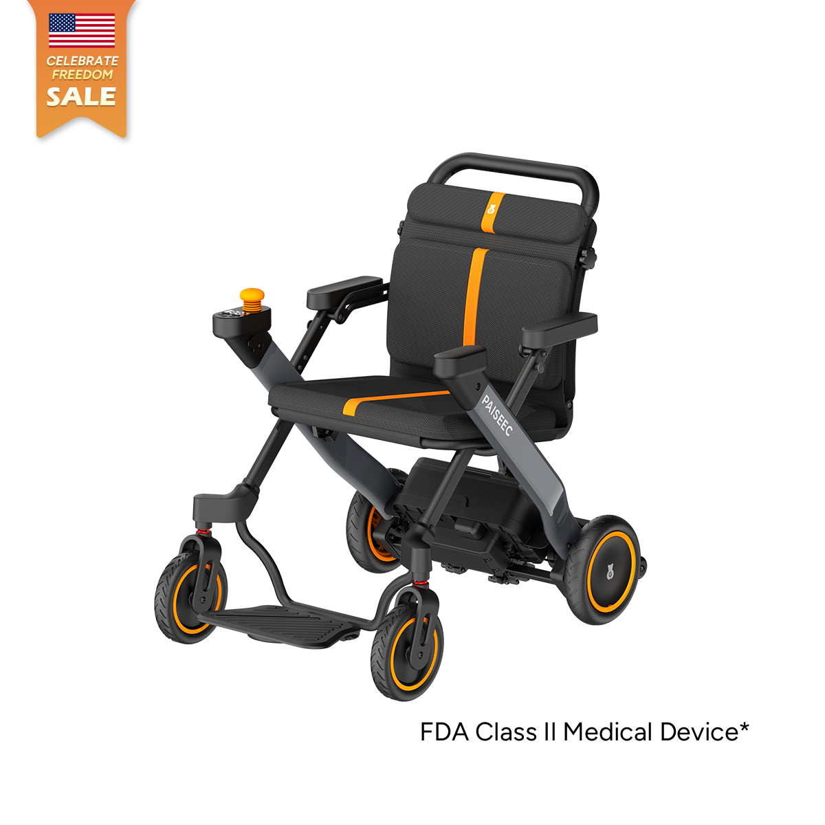Paiseec W1 electric wheelchair in Gray