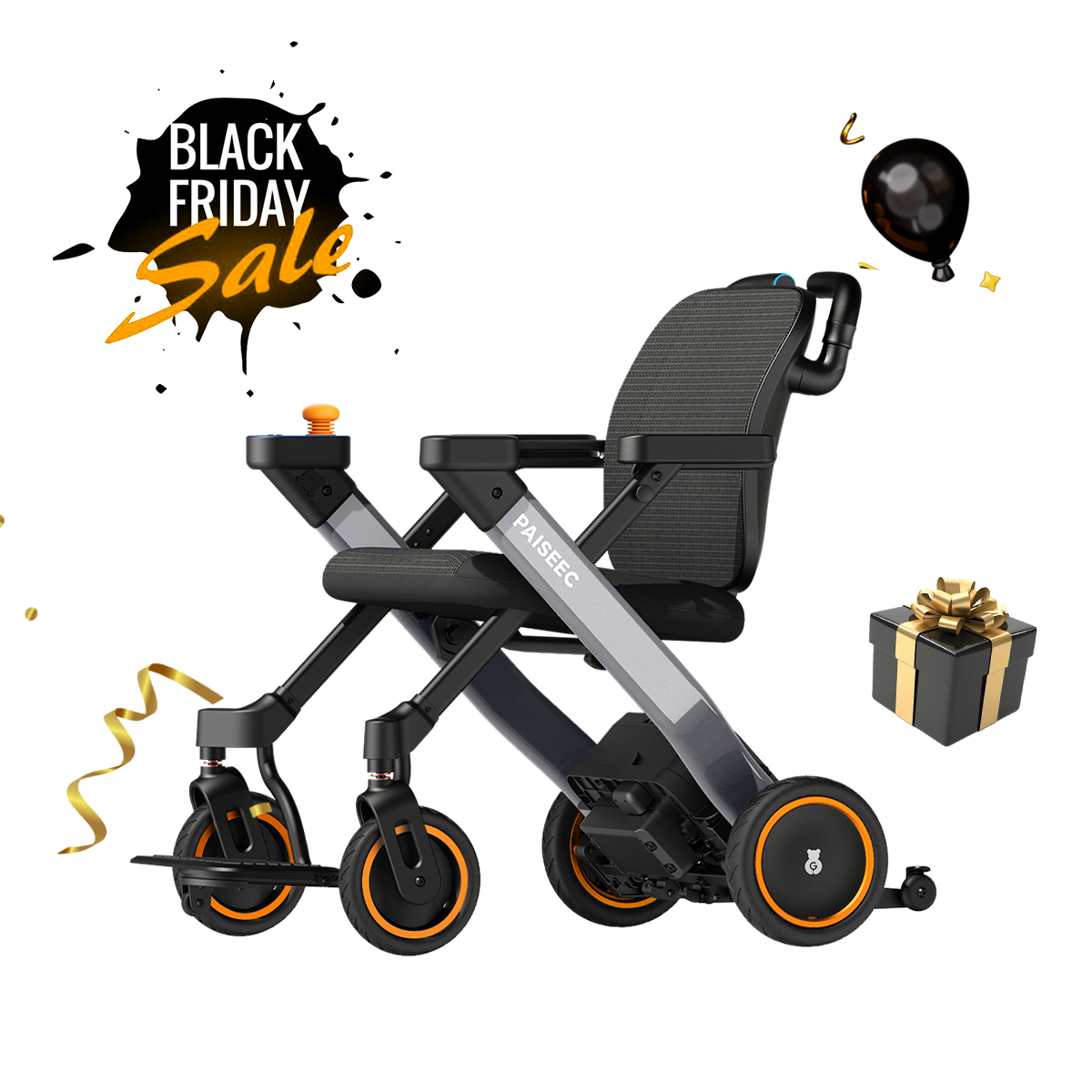 Paiseec 3-in-1 Electric Wheelchair W3