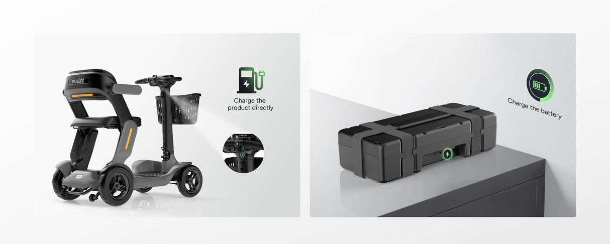 Paiseec S3 dual charging options