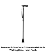 Forcemech GlowGuard™ Premium Foldable Walking Cane - Matt Finish