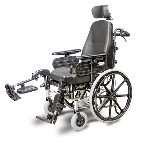 EV Rider Spring Tilt-In-Space Manual Wheelchair - 18 in Seat